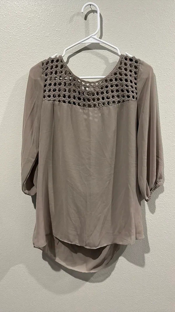 Sheer Blouse Size L - Image 2
