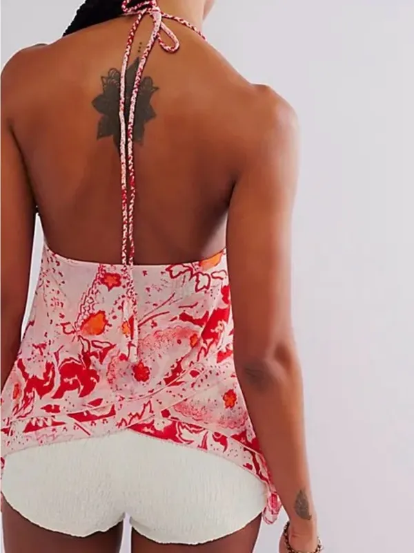 Free People Sandra’s Rose Halter Top - Image 6