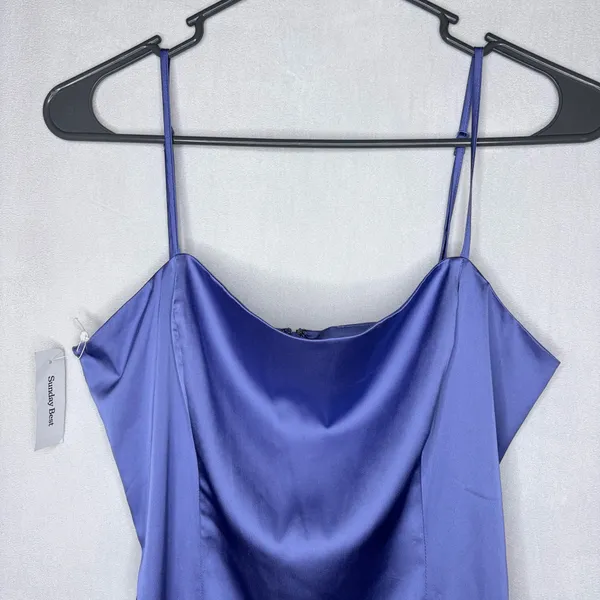 Sunday Best Aritzia Best Shimmer Mini Dress - Image 4