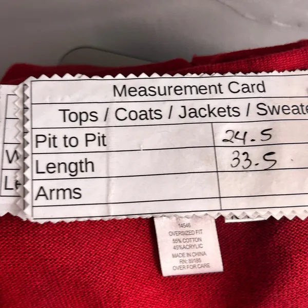 Ulla Popken Cardigan Sweater Red 16‎ Or 18 - Image 8