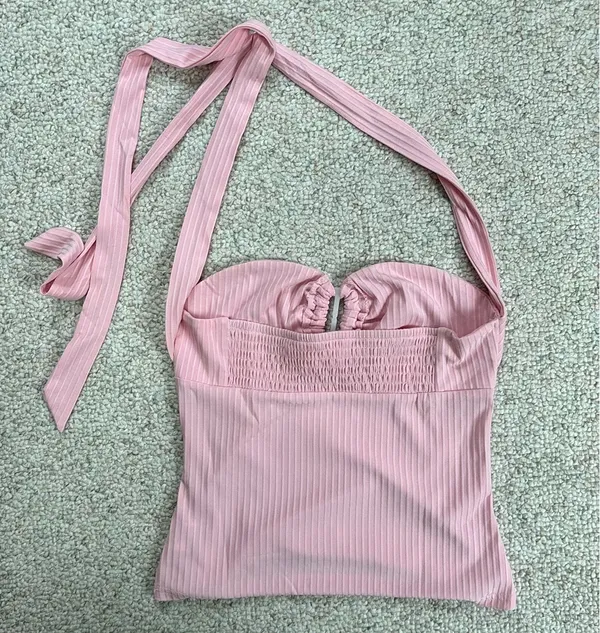 Pink Halter Top Size M - Image 3