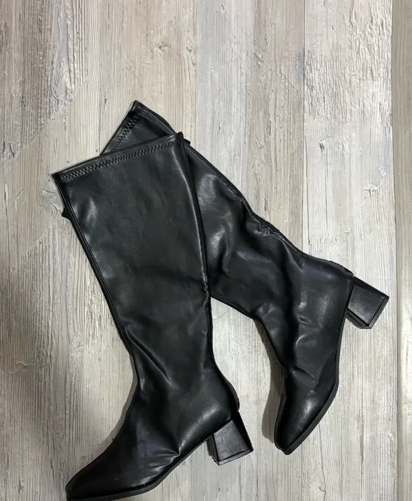 SheIn Black Knee High Boots - Image 5