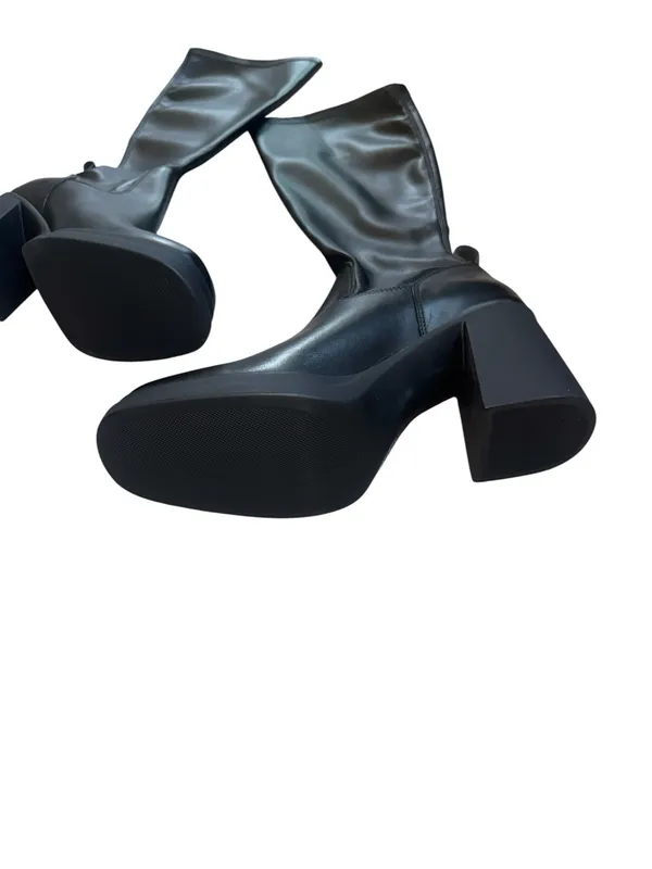NEW Steve Madden Zenovia Black Tall Boot Y2K - Image 4