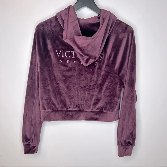 Victorias Secret Purple Velour Tracksuit Size‎ XS - Image 3