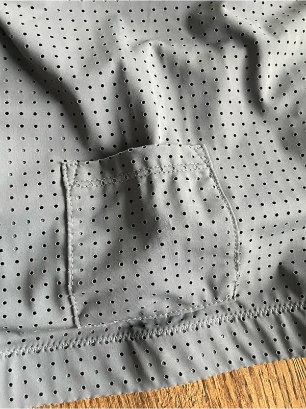 Kinona Gray Athletic Mesh Shorts - Size L - Image 10