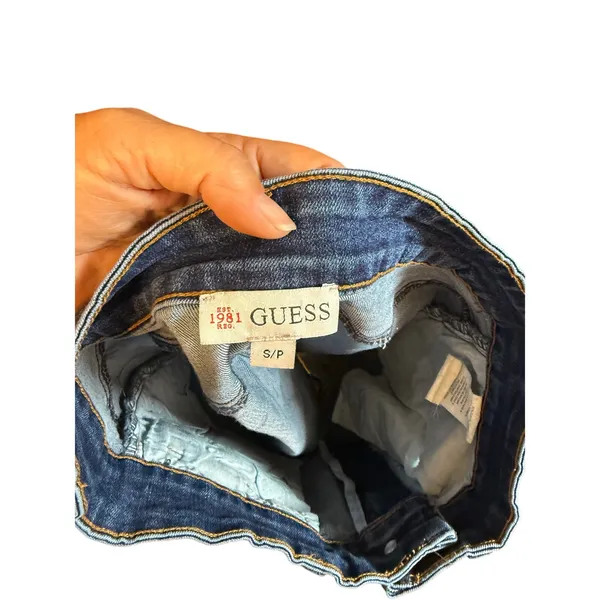 Guess Jean Mini Skirt Women's Size‎ S - Image 4