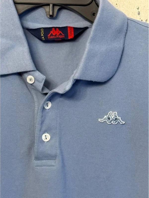 Robe de Kappa blue short sleeve Polo size Large - Image 2