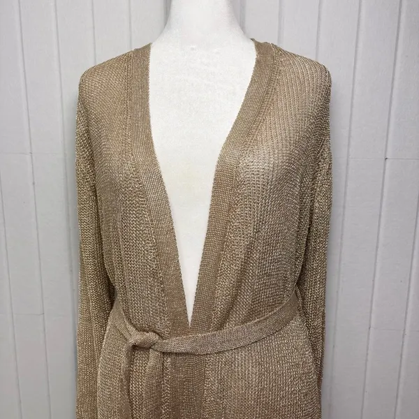 LIONESS‎ Take Me To Rio Mini Wrap Sheer Dress GOLD Size XXS NEW - Image 15