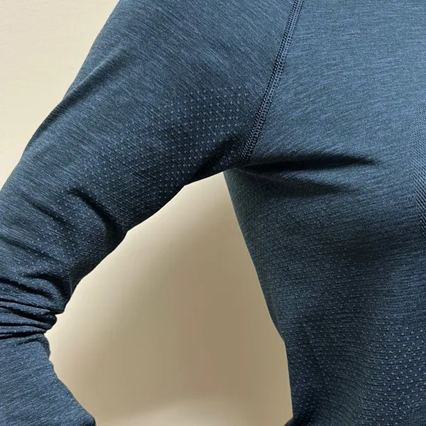 Lululemon Women's Swifty Blue Long Sleeve Activewear Performance Shirt Size S - Image 6