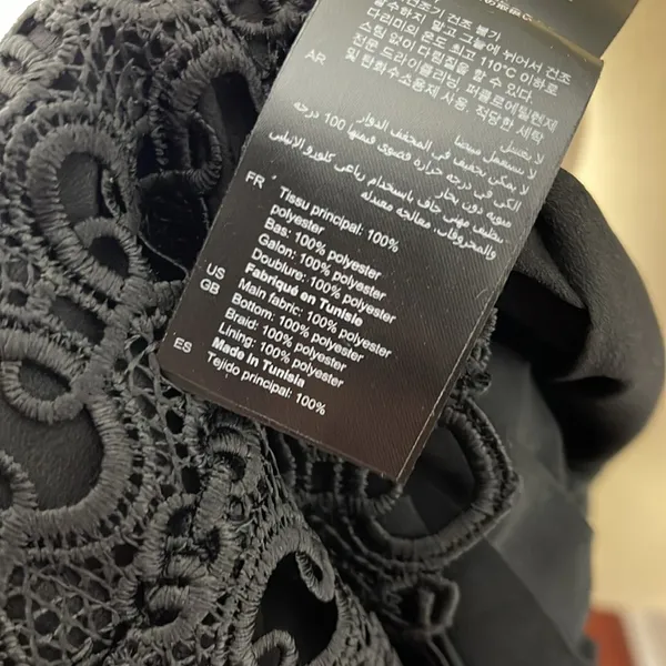 Sandro Lace Crochet Embroidered Franck‎ Mini Dress Sleeveless Ruffle Pleated Hem - Image 11