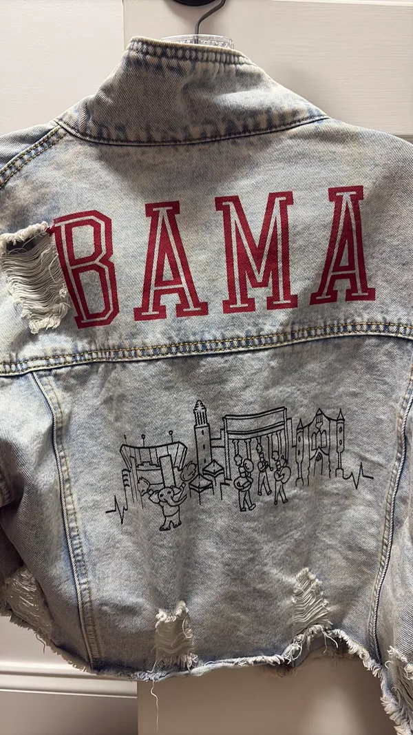Bama Jean jacket Blue Size M - Image 3