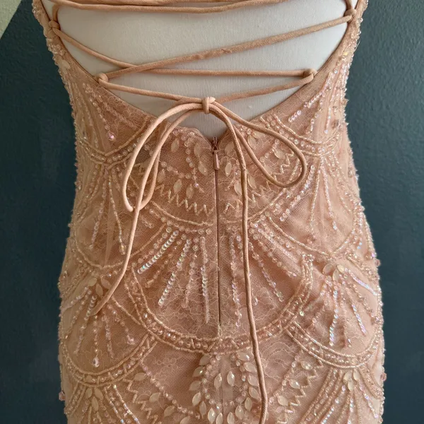 Sherri Hill Beaded Mini Dress Size 6 - Image 10
