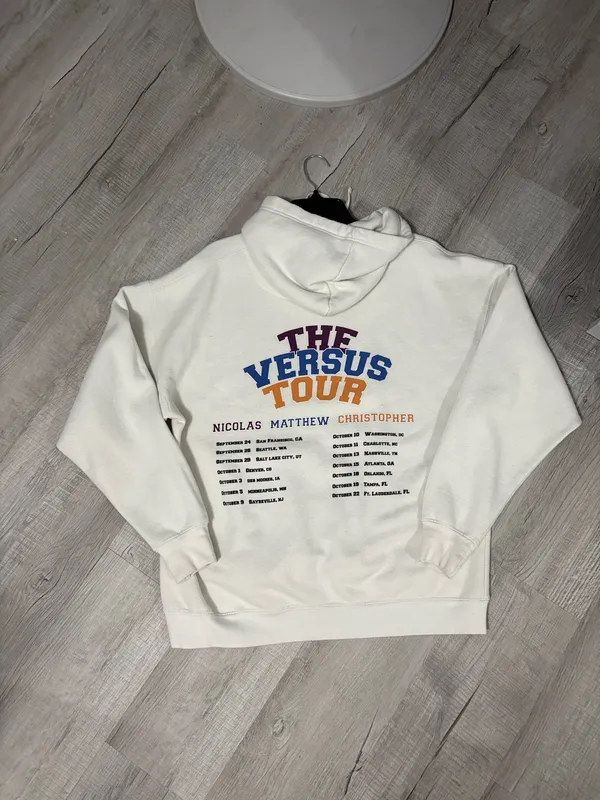 Let’s Trip The Versus Tour Hoodie White Size L - Image 3