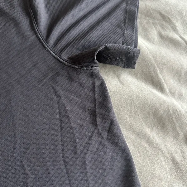 Lululemon High Neck Running and Training T-Shirt in Grey - Image 6