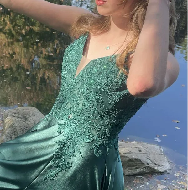 Green Prom Dress Camille La Vie - Image 2