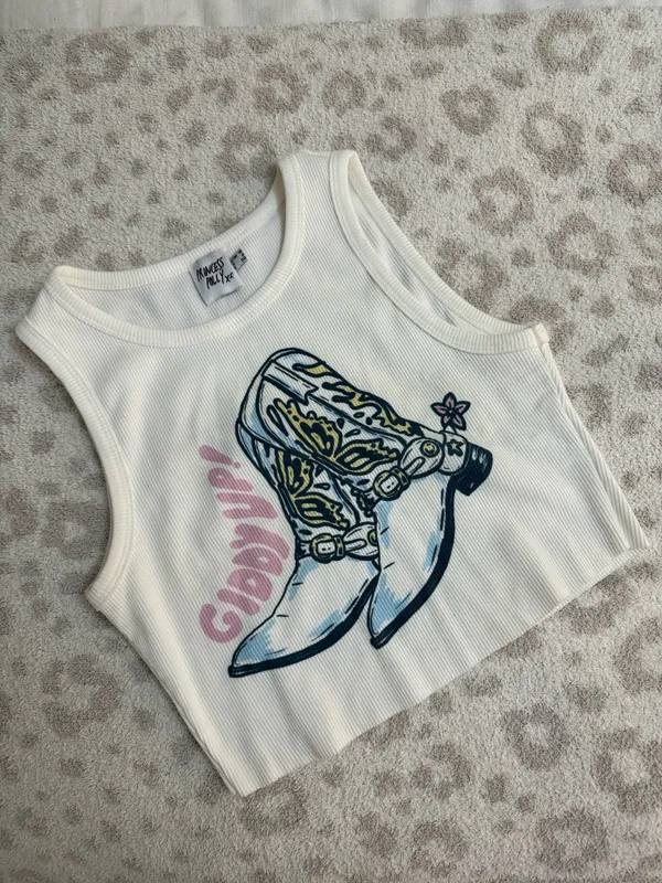 Princess Polly Up Giddy Tank Top White - Image 2