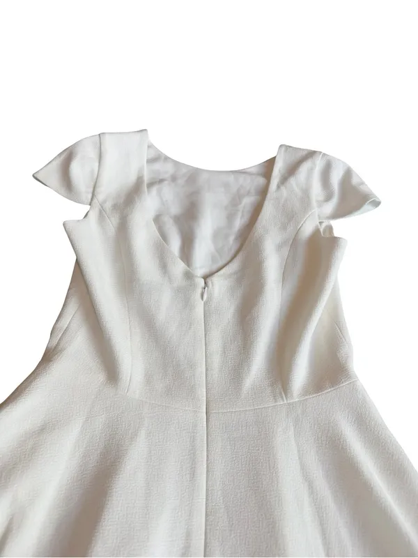 Dress The Population White A-Line Dress Party Special Occasion Size Small Womens - Image 11