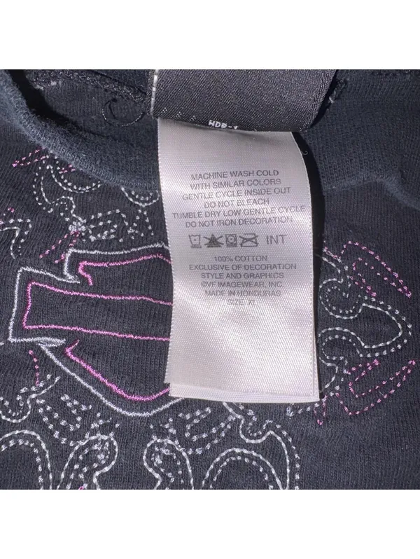 Harley-Davidson Womans XL Sauk City Wisconsin Black Long Sleeve Thick warm Layer - Image 7