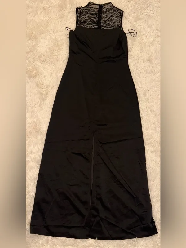 NEW ELLIATT Margot Beaded Black Sleeveless Gown Sz XS - Image 7
