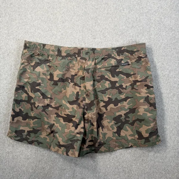 Columbia Women's XL Camouflage Activewear Shorts Elastic Waist Pockets Quick Dry - Image 7