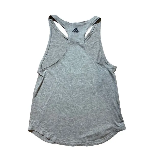 adidas women’s gray Racerback tank‎ sz M - Image 2