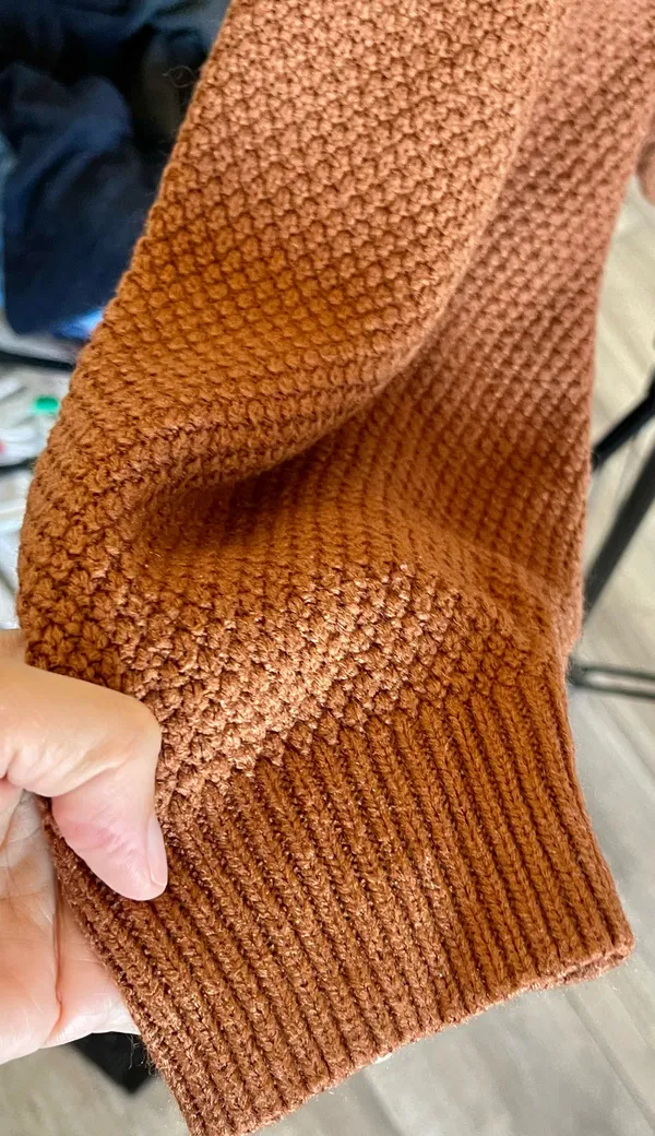 Shein Sweater 2XL Long Sleeve Brown - Image 8