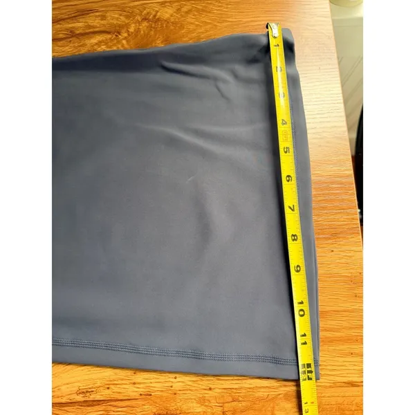 NWT Halara Wide Leg Crossover Waist Yoga Loungewear Pants Blue XL Cloudful - Image 8