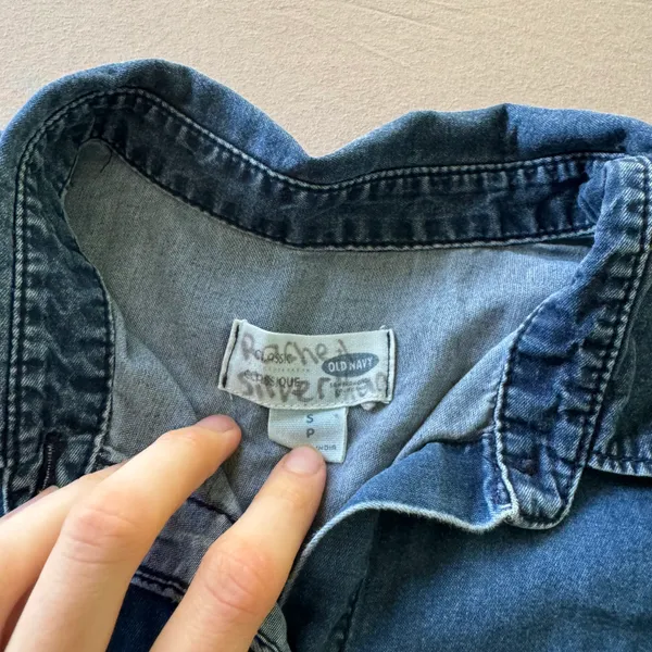 Old Navy Denim Button Up Shirt - Image 7