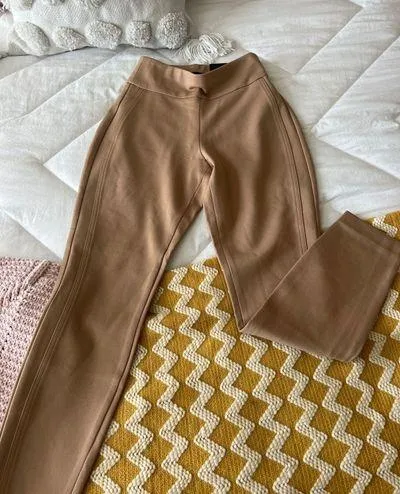 Express Tan Skinny Ankle High Rise Pants - Image 6