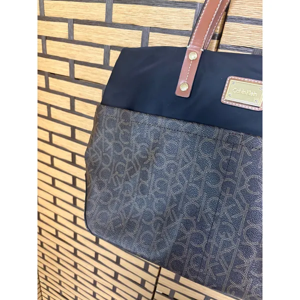 Calvin Klein Black And‎ Brown Tote Bag - Image 4