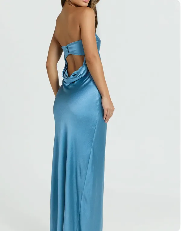 Showpo Strapless Maxi Cowl Back Charlita Dress - Image 2