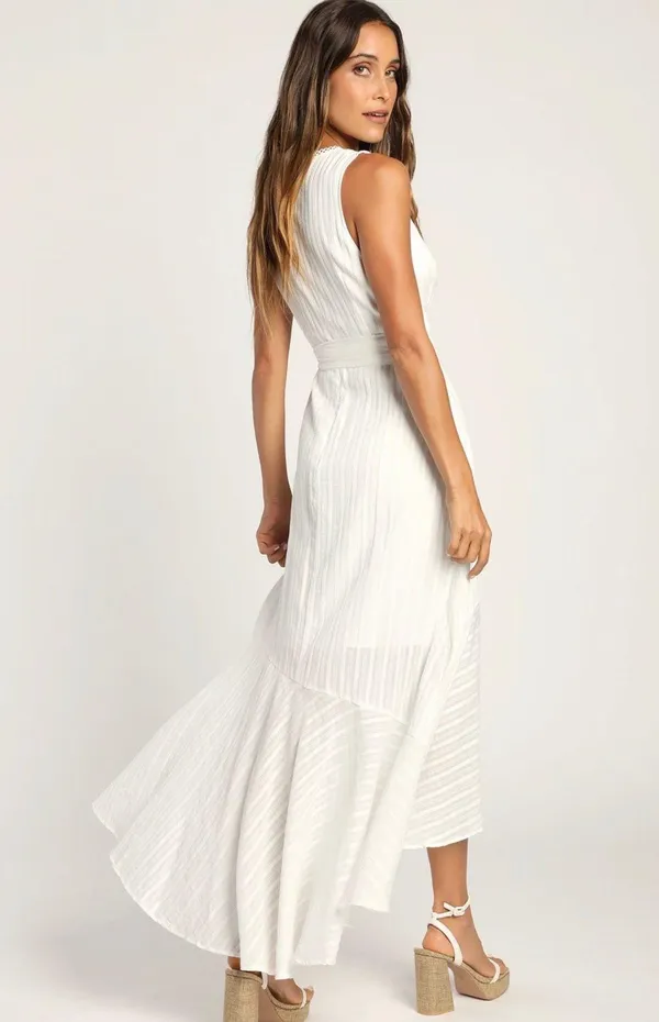 White Midi Dress - Image 2