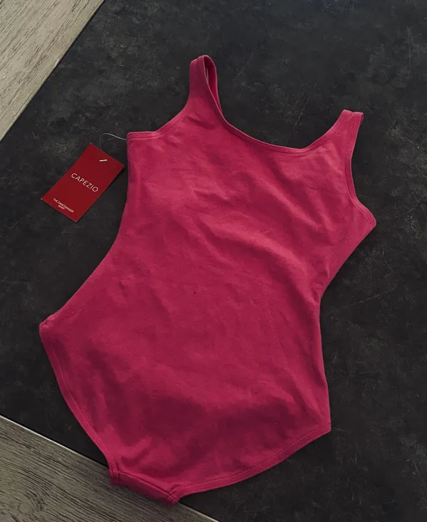 Capezio High-Neck Tank Ballet Leg Line Leotard - Image 3