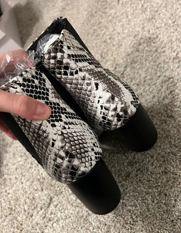 Snakeskin Booties - Image 7