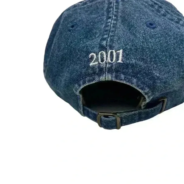 Imperial Vintage Denim‎ Baseball Cap Blue Golf Embroidered Unisex Hat - Image 7