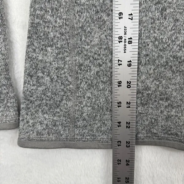 Patagonia Better Sweater Gray Pullover Small RCP‎ Advisors Logo Quarter Zip - Image 3
