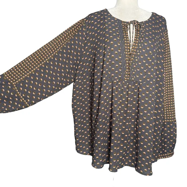 Ann Taylor LOFT Plus 24 Long Sleeve Pullover Blouse Peasant Top Boho Cottagecore - Image 5