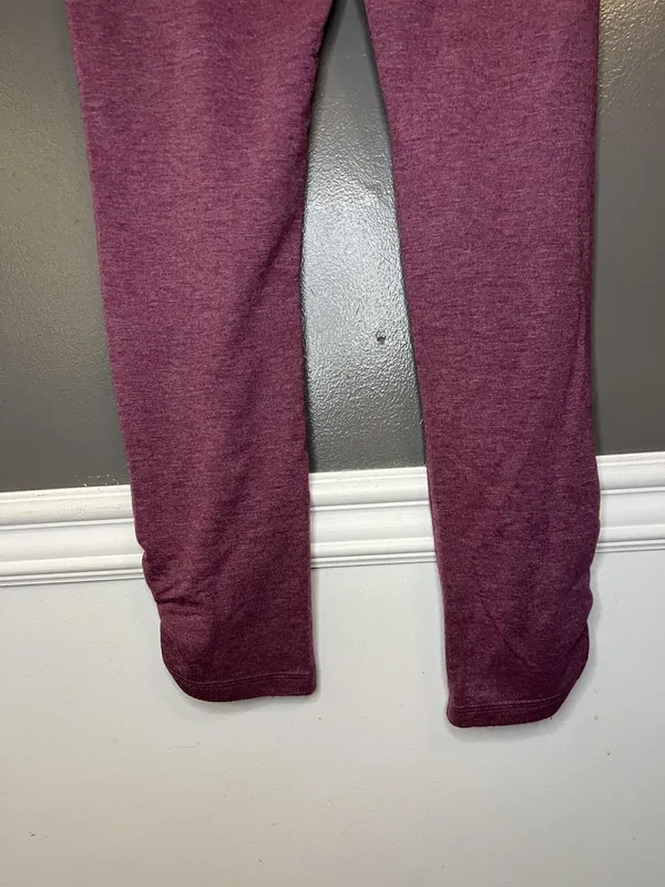 Daisy Fuentes Pants Womens Medium Purple Heather Jogger Lounge Drawstring Ruched - Image 6