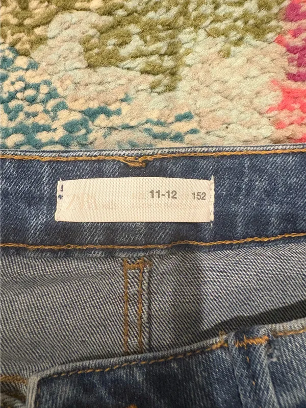 Zara Blue Denim Skirt - Image 3