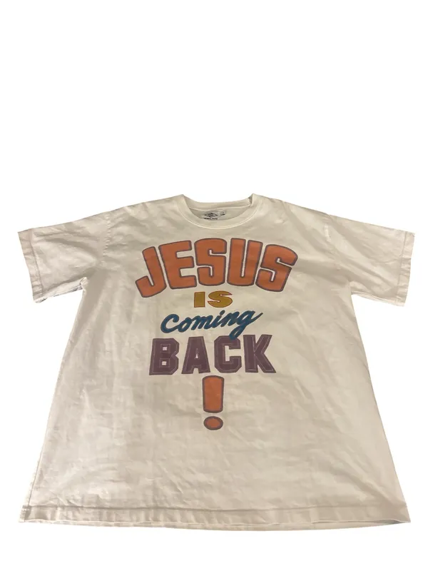 Jesus is coming back soon heavy T White Size XL - Image 4