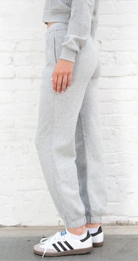 Grey Brandy Melville Sweatpants - Image 2