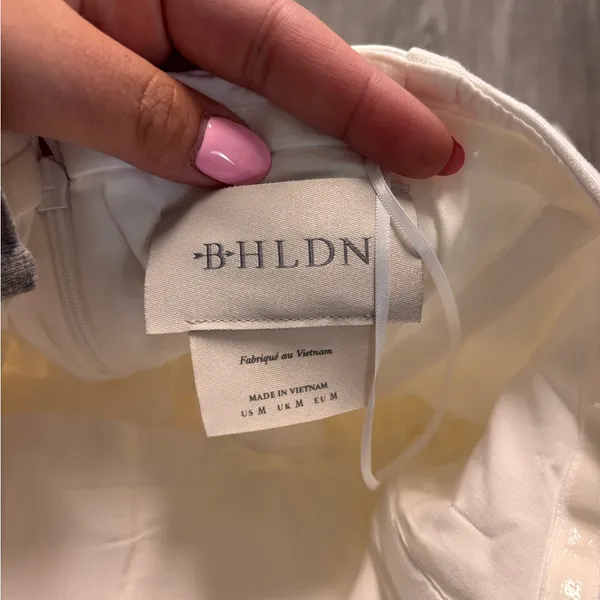 BHLDN Clean Lines Strapless Mini Dress - Image 5