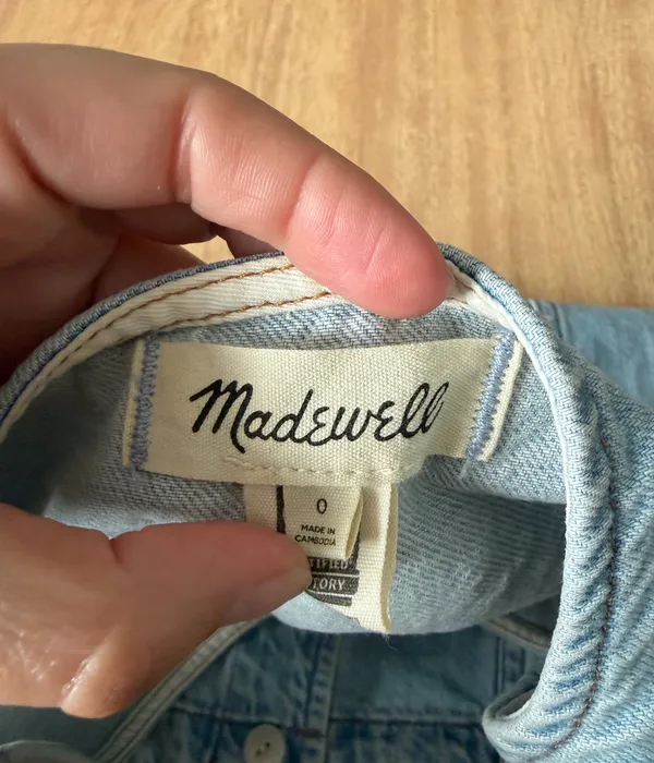 Madewell Light Denim Wash Top - Image 4