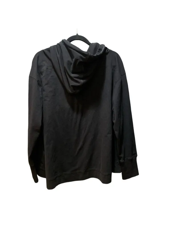 Natural Life Oversized Womans Black Hoodie Soft Comfy Layer Throw-On-And Go Sz M - Image 2