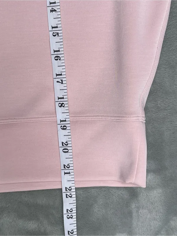 Lululemon Perfectly Oversized Crewneck Porcelain Pink Loungewear activewear XL - Image 8