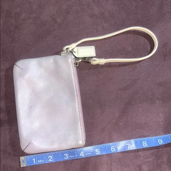 Coach Pale Purple Wristlet - Image 11