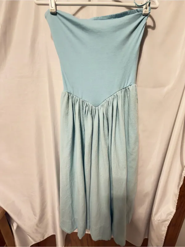 Free People Onda Drop-Waist Tube Midi Dress Slim Pull On New XS - Image 6
