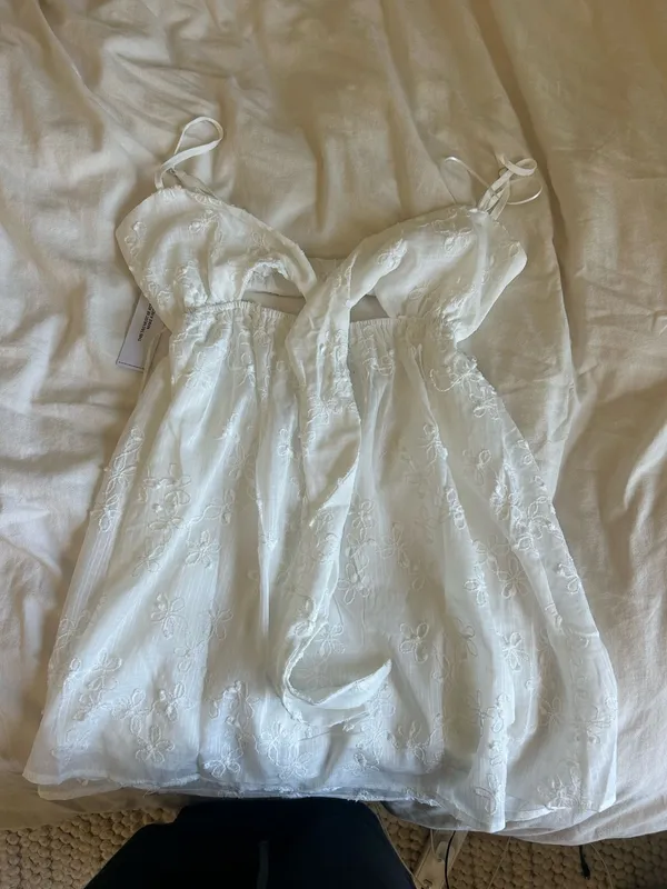 Princess Polly Dress Mini White - Image 3