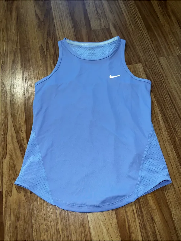 Nike Women’s Light Lavender Performance Racerback Tank - Image 2