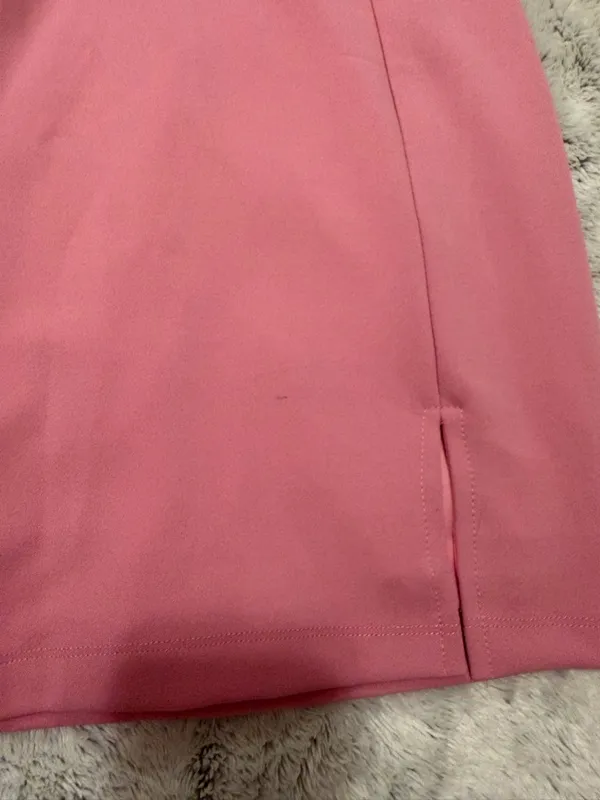 Hello Molly Dusty Pink V-Neck Mini Dress - Image 2